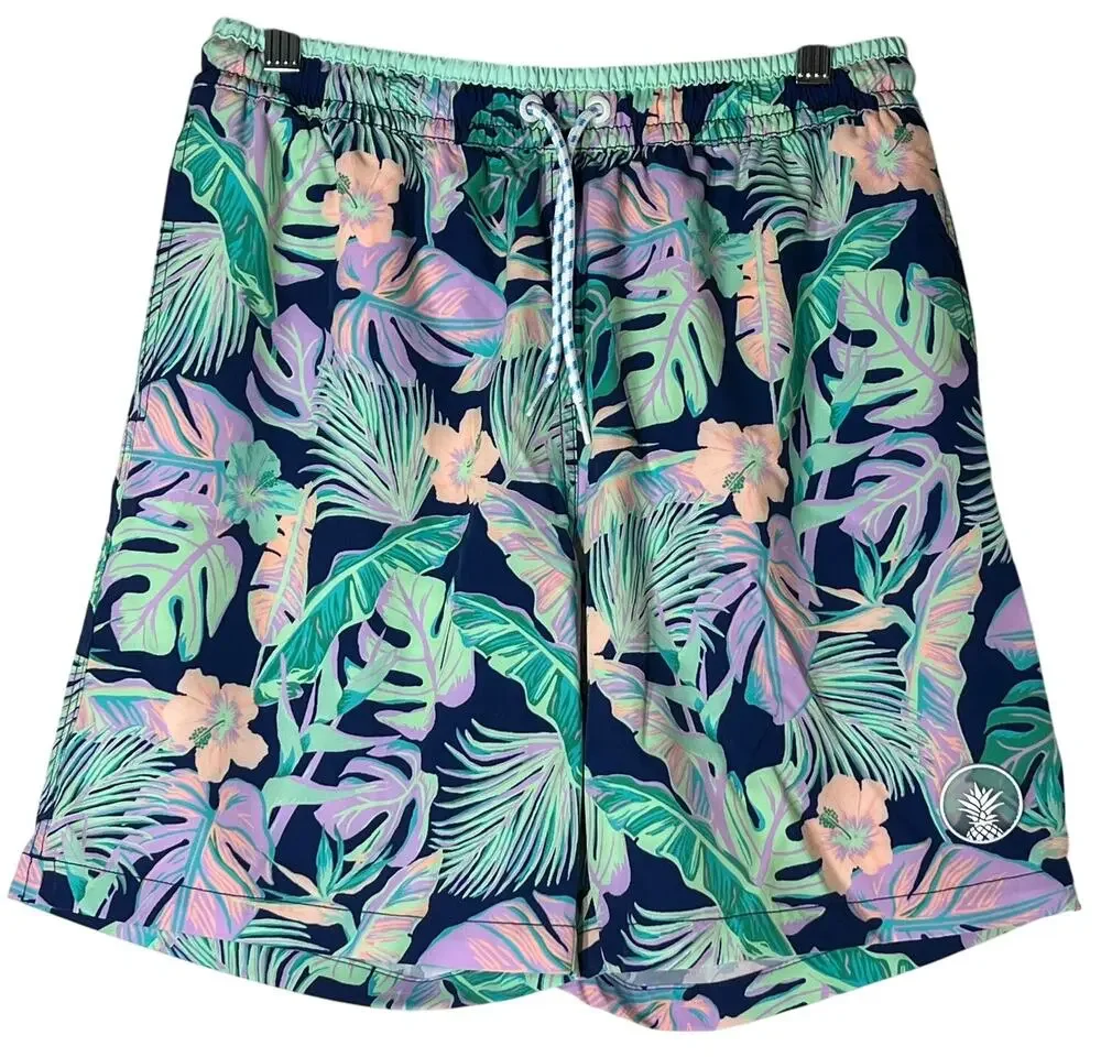 Chubbies Tropical Print Swim Trunks Men's Size Small